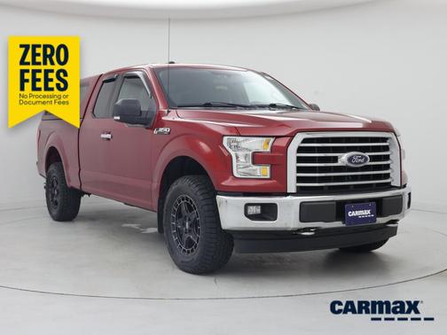 Burgundy 2017 Ford F-150 XLT
