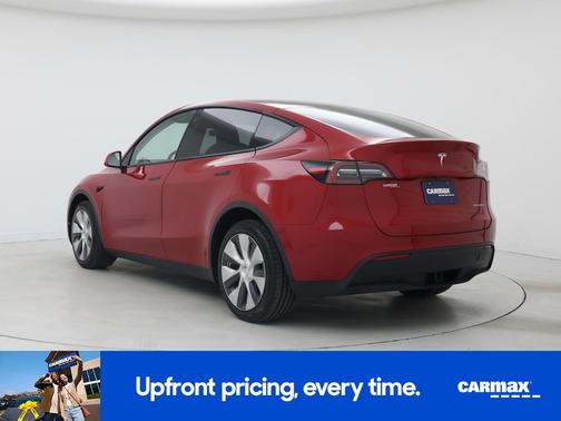 Red 2022 Tesla Model Y Long Range