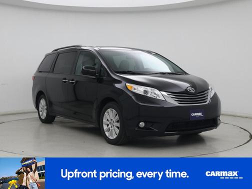 Black 2015 Toyota Sienna XLE