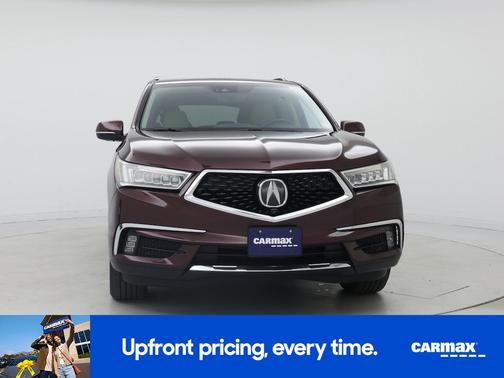 Red 2017 Acura MDX Advance
