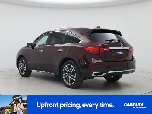 Red 2017 Acura MDX Advance