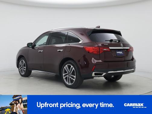 Red 2017 Acura MDX Advance