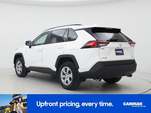 White 2019 Toyota RAV4 LE