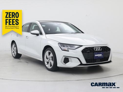 White 2022 Audi A3 Premium