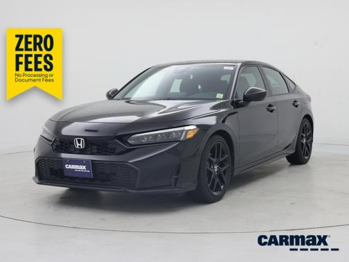 Black 2025 Honda Civic Sport