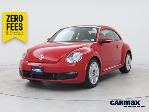 Red 2016 Volkswagen Beetle SEL