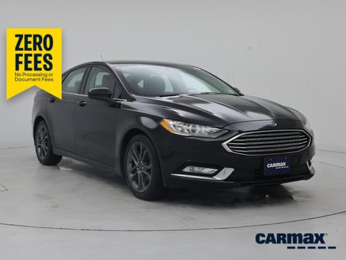 Black 2018 Ford Fusion SE