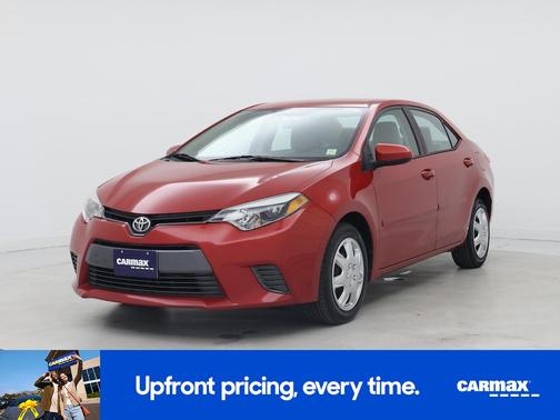 Red 2016 Toyota Corolla LE