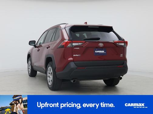 Red 2021 Toyota RAV4 LE