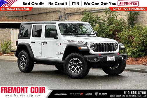 Bright White Clearcoat 2025 Jeep Wrangler Rubicon