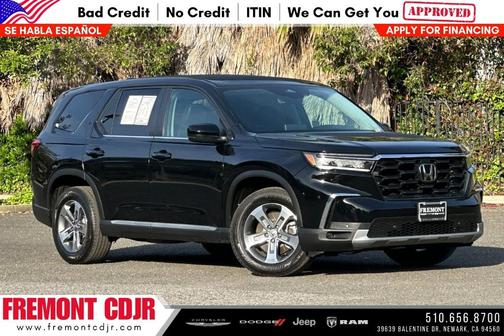 Crystal Black Pearl 2025 Honda Pilot EX-L