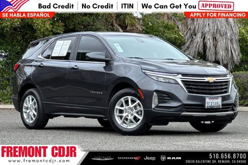 Gray 2022 Chevrolet Equinox 1LT