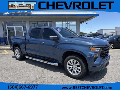 Lakeshore Blue Metallic 2024 Chevrolet Silverado 1500 Custom