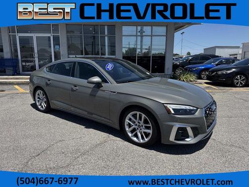 Chronos Gray Metallic 2024 Audi A5 Sportback 45 S line quattro Premium