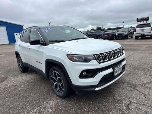 Bright White Clearcoat 2025 Jeep Compass Limited