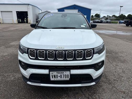 Bright White Clearcoat 2025 Jeep Compass Limited
