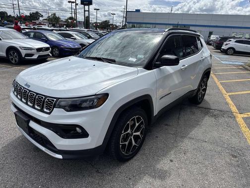 Bright White Clearcoat 2025 Jeep Compass Limited