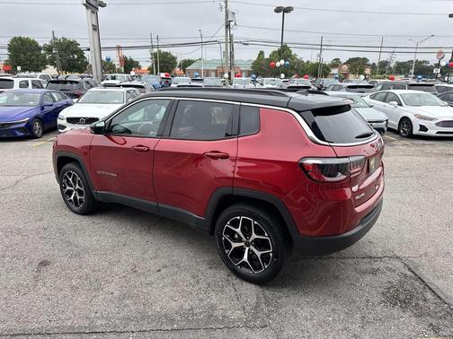 Red 2025 Jeep Compass Limited