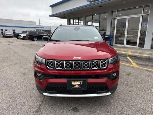Red 2025 Jeep Compass Limited