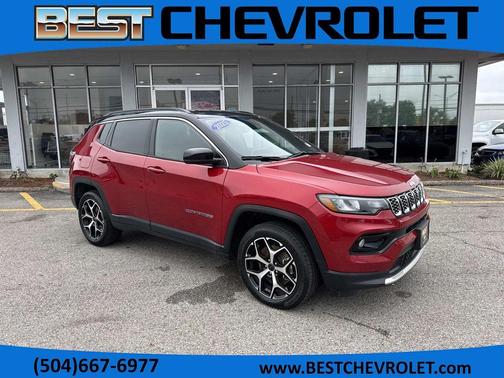 Red 2025 Jeep Compass Limited