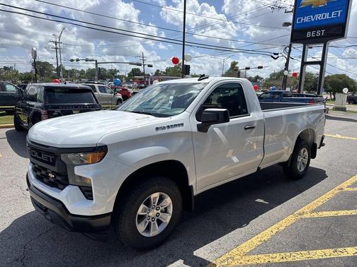 Summit White 2026 Chevrolet Silverado 1500 WT