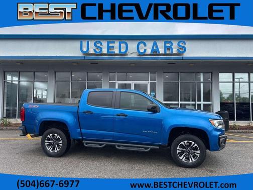 Bright Blue Metallic 2022 Chevrolet Colorado Z71