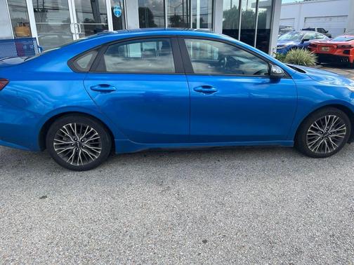 Blue 2022 Kia Forte GT-Line
