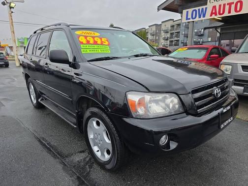 Black 2005 Toyota Highlander Limited