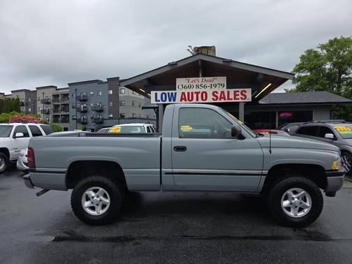 Gray 1996 Dodge Ram 1500 Laramie SLT 2dr 4WD Standard Cab SB