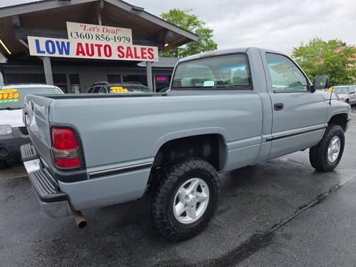 Gray 1996 Dodge Ram 1500 Laramie SLT 2dr 4WD Standard Cab SB