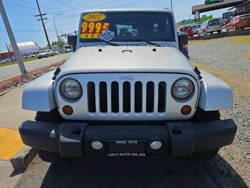 Silver 2012 Jeep Wrangler Unlimited Sport