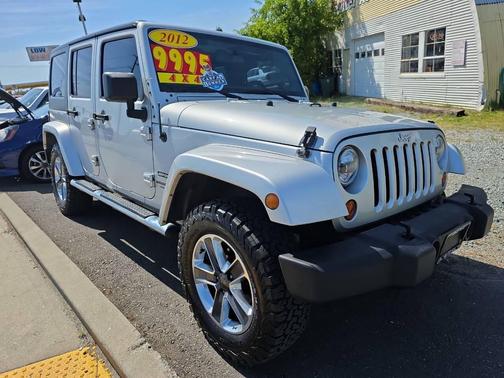 Silver 2012 Jeep Wrangler Unlimited Sport