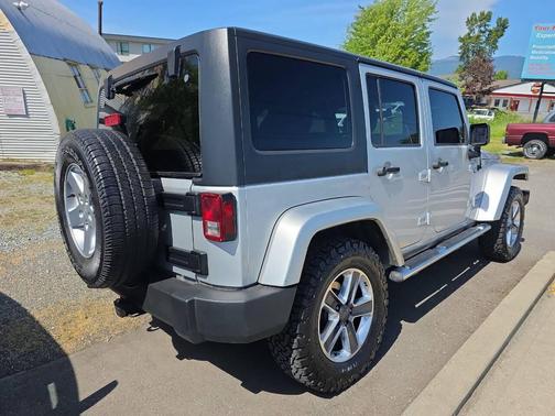 Silver 2012 Jeep Wrangler Unlimited Sport