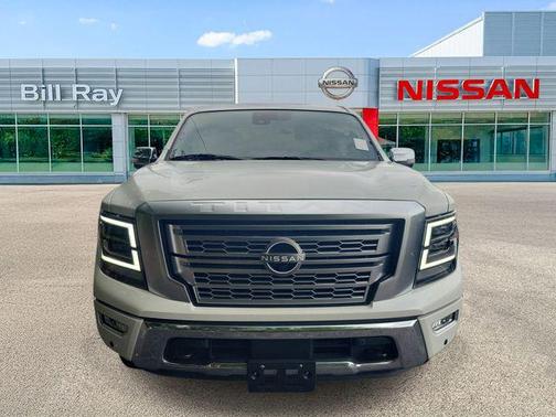 Pearl White Tricoat 2024 Nissan Titan Platinum Reserve