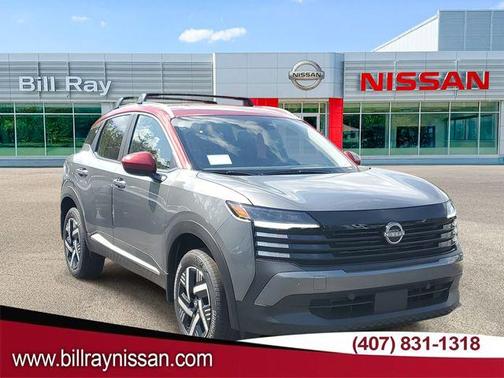 Gun Metallic/Scarlet Ember Tintcoat 2026 Nissan Kicks SV