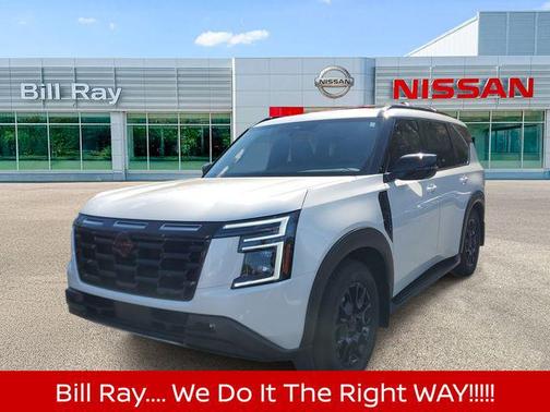 Aspen White Tricoat 2025 Nissan Armada PRO-4X 4WD