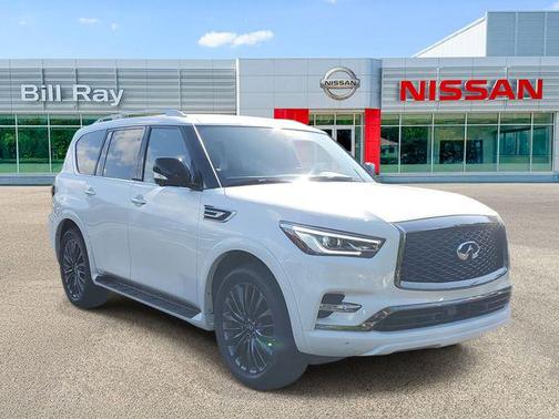 Moonstone White 2024 INFINITI QX80 SENSORY AWD
