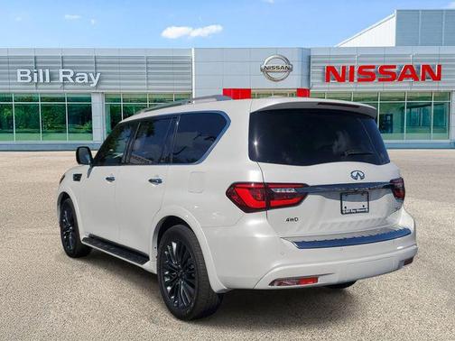 Moonstone White 2024 INFINITI QX80 SENSORY AWD