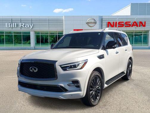 Moonstone White 2024 INFINITI QX80 SENSORY AWD