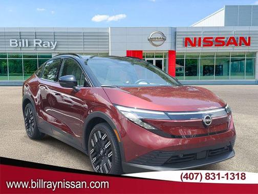 Red Metallic 2026 Nissan Leaf PLATINUM+