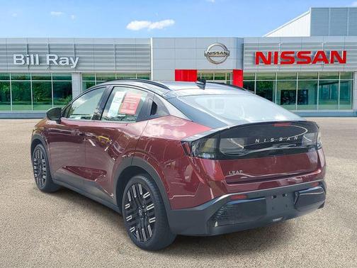 Red Metallic 2026 Nissan Leaf PLATINUM+