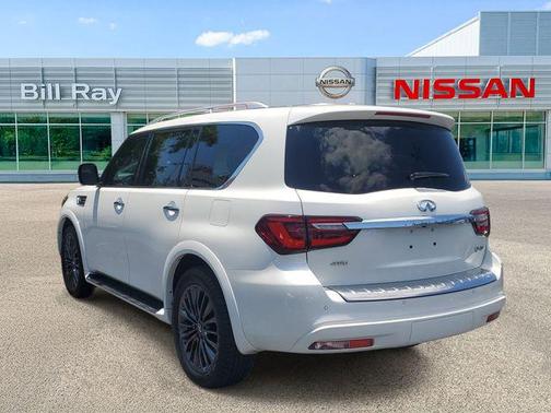 Moonstone White 2024 INFINITI QX80 SENSORY AWD