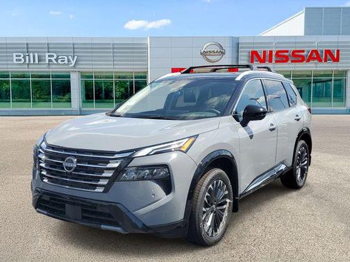 Boulder Gray Pearl/Super Black 2026 Nissan Rogue Platinum
