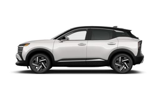 Aspen White TriCoat / Super Black Two-tone 2026 Nissan Kicks SV