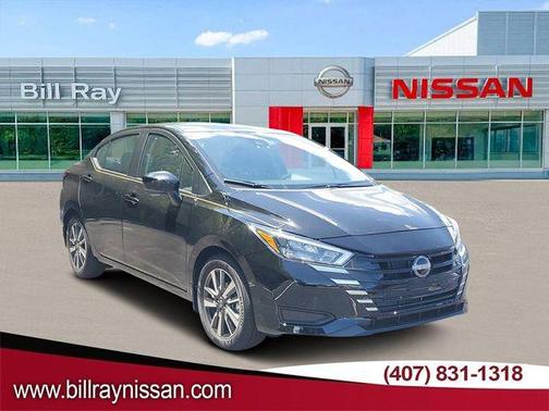 Super Black 2025 Nissan Versa 1.6 SV