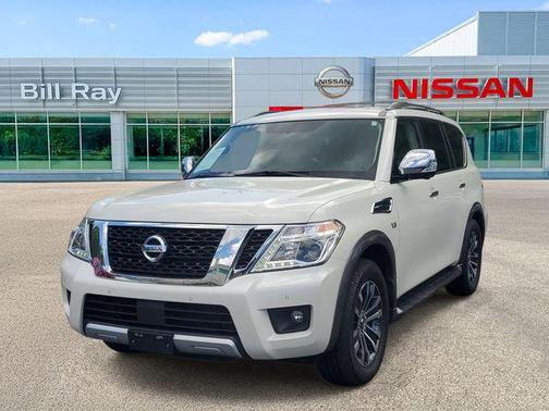 Pearl White 2018 Nissan Armada SL