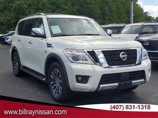 Pearl White 2018 Nissan Armada SL
