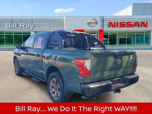 Tactical Green Metallic 2024 Nissan Titan SV