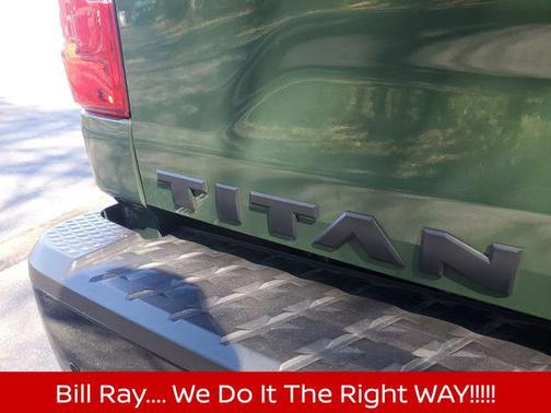 Tactical Green Metallic 2024 Nissan Titan SV