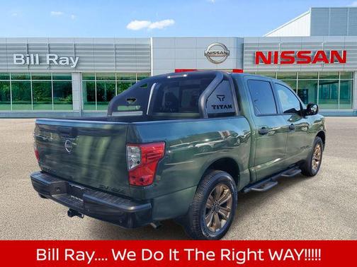 Tactical Green Metallic 2024 Nissan Titan SV